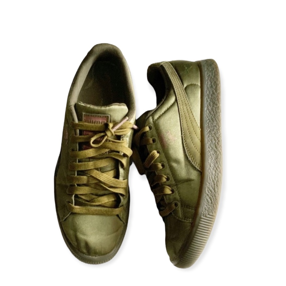 Puma Clyde Satin Green